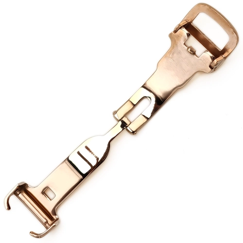 Rose Gold Katlamal� Klips 14mm Saat Kay��� (Cartier Tipi)