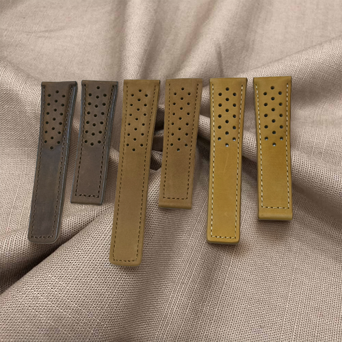 Hakiki Set Deri Tag Heuer Uyumlu Saat Kordonu 24x20 mm 3 Renk Seenek