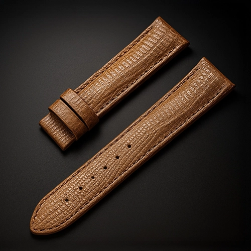 Dugarry Lizard Tan Classic � El Yap�m� Deri Saat Kay���