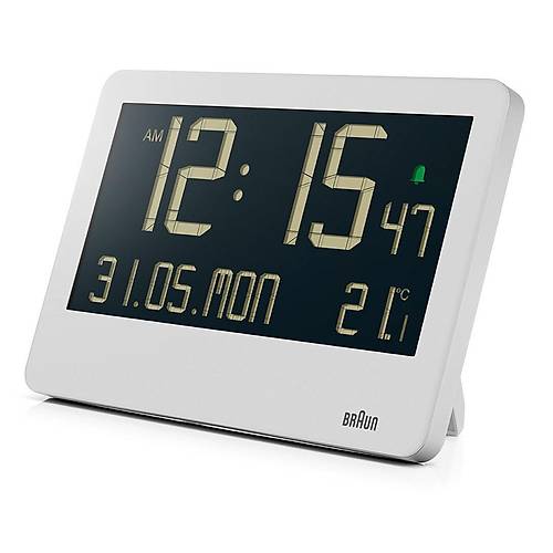 BRAUN BC14W BEYAZ D�J�TAL DUVAR SAAT�