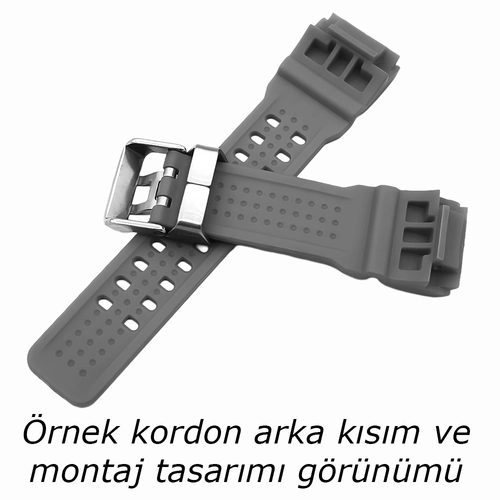 Joefox Silikon Saat Kordonu Lacivert 28x22mm ki taraf dz model