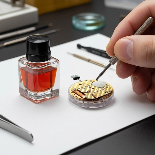 Quartz Saat Mekanizmas� Tamir ve Bak�m Ya�� K�rm�z�