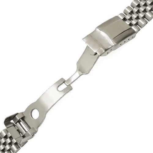 Premium Solid �elik Jubilee Saat Kordonu (20mm, G�m�� Renk) Rolex Uyumlu