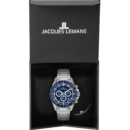 JACQUES LEMANS 1-2207C LIVERPOOL CHRONOGRAPH ERKEK KOL SAAT�