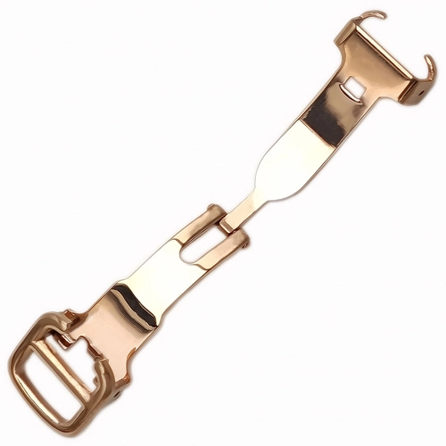 Rose Gold Katlamal� Klips 14mm Saat Kay��� (Cartier Tipi)