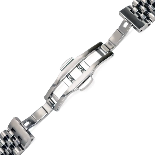 20mm Universal Jubilee Model Solid �elik Saat Kordonu �ift Ba�l�k