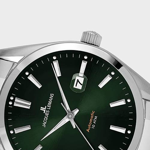 JACQUES LEMANS DERBY AUTOMATIC 1-1846.1F ERKEK KOL SAAT�