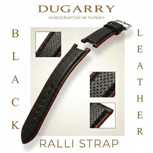 Dugarry - Versace VRSCVE1D01220 Uyumlu �zel Kesim El Yap�m� Deri Saat Kay���