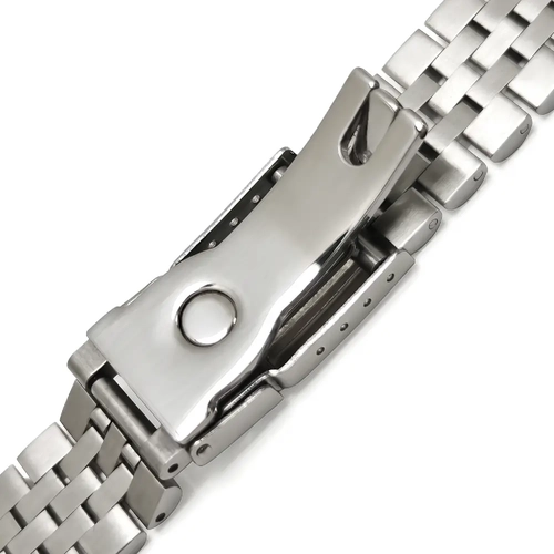 Premium Solid �elik Jubilee Saat Kordonu (20mm, G�m�� Renk) Rolex Uyumlu