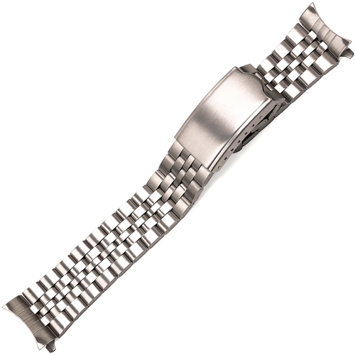 Seiko5 Uyumlu 18mm �elik Saat Kordonu Kavisli Kulakl� Model