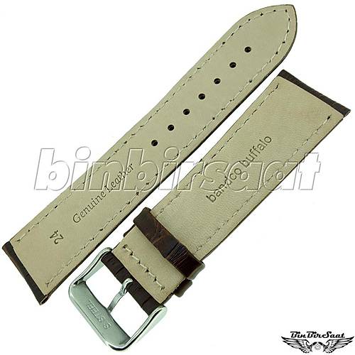 BANDCO BUFFALO Hakiki Deri 24mm A Kalite Saat Kordonu BND2422M-1D  5 Renk Seenekli