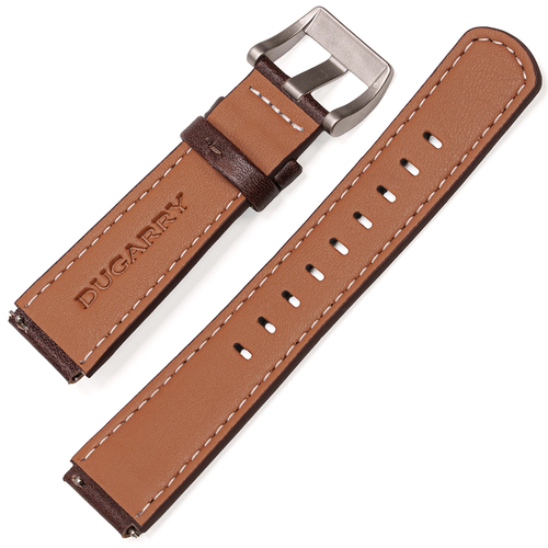 Dugarry Urban Rustic Hakiki Deri Saat Kordonu - Kahverengi (20mm, Ak�ll� Pimli)