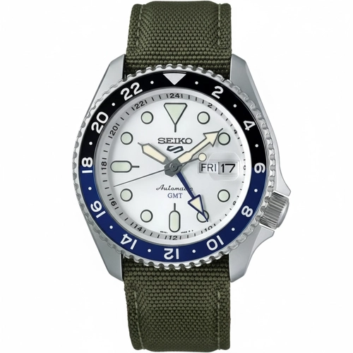 22mm Dokuma �rg� Tekstil Saat Kordonu - Hakiki Deri Arka K�s�m, 5 Renk Se�enek