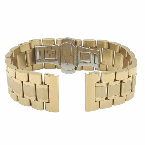 Alt�n Rengi 316L Paslanmaz �elik Saat Kordonu 20-22-24mm