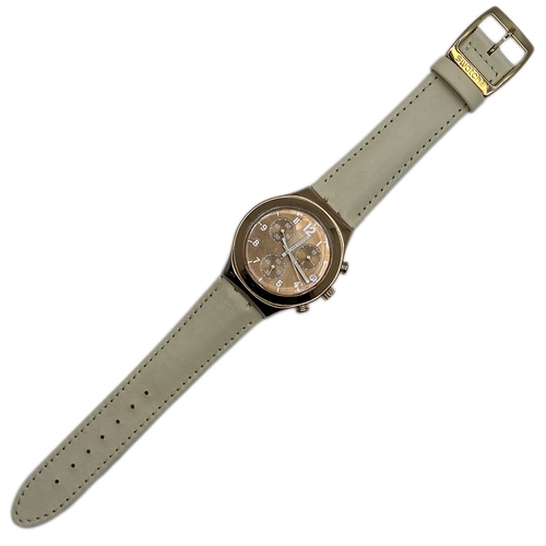 Swatch - ESSENTIAL - YCG416 Hakiki Deri Saat Kay��� | �zel El Yap�m� �retim