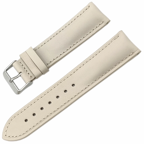 Hakiki Deri Saat Kordonu � Yerli �retim, 22mm Geni�lik, Yar� Bombeli, Diki�li