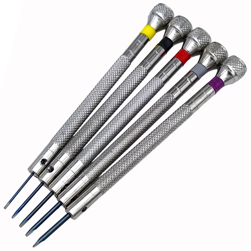 5'li Saat�i Tornavida Seti 0.80�1.60mm �elik U�