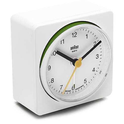 BRAUN BNC011WHWH ALARMLI MASA SAAT� BEYAZ KARE
