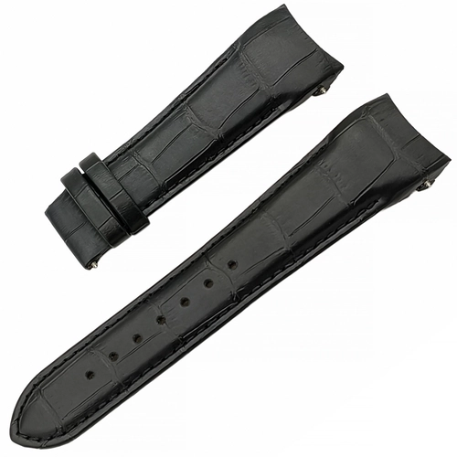 Tissot Uyumlu Hakiki Deri Kavisli Saat Kordonu 24x20mm