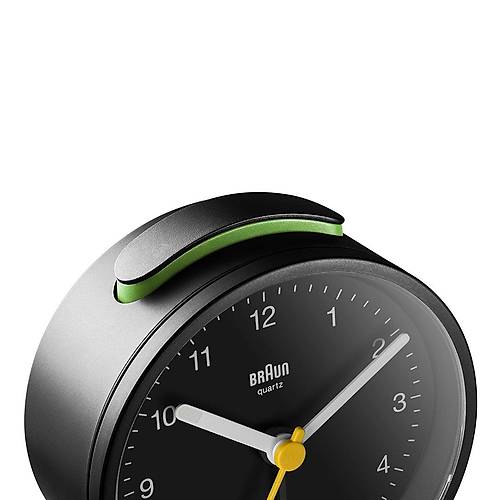 BRAUN BC12B S�YAH KLAS�K ANALOG ALARMLI MASA SAAT�