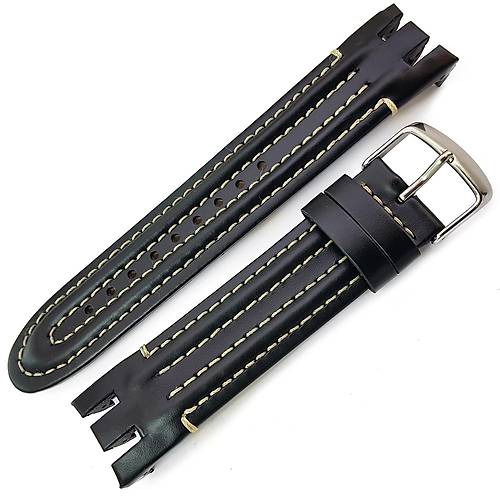 BANDCO SWC22M-B7 SWATCH UYUMLU 22MM Hakiki Deri Saat Kordonu YRS ile uyumlu