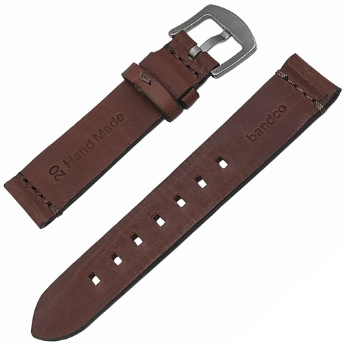 Bandco El Yap�m� Deri Saat Kay��� 20mm Antique Brown