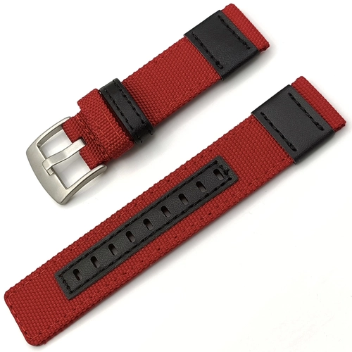 Koton Saat Kordonu 20mm 7 Renk Seenekli Tekstil rg Dokuma Deri Kombin