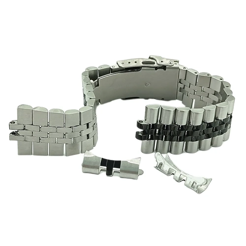 Jubilee Model Solid Dolgu elik Saat Kordonu 22mm A Kalite ift Renk