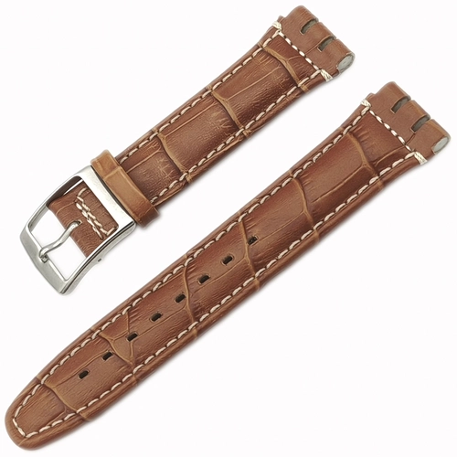 Bandco Swatch Uyumlu 19mm Hakiki Deri Saat Kordonu BANDCO19M-6