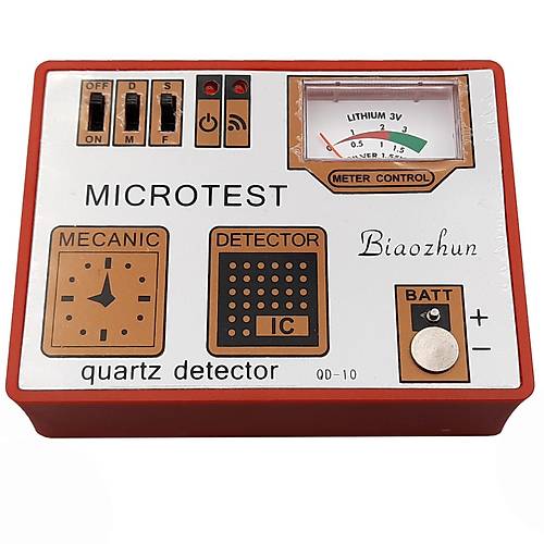 Microtest Quartz Detector - Quartz Kol Saati Test Cihazı 4  İşlem Saat Test Cihazı