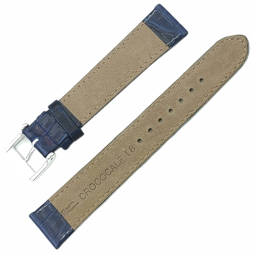 ZRC (Zuccolo Rochet & Cie) Hakiki Deri Saat Kordonu 18mm Navy Blue
