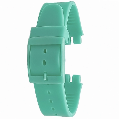 Swatch Uyumlu 19 mm Soft Touch Rubber Silikon Saat Kordonu