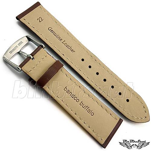 Bandco Hakiki Deri Klasik Saat Kay 22mm BND2220M-ST31