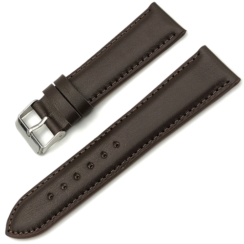 Saat Kordonu Hakiki Deri Yerli retim 22mm Bombeli Dikili 5 Renk Seenek