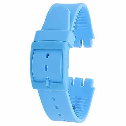 Swatch Uyumlu 19 mm Soft Touch Rubber Silikon Saat Kordonu
