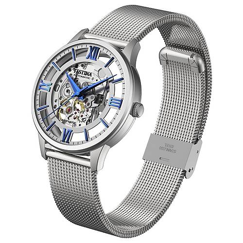 FESTINA F20534/1 AUTOMATIC SKELETON SAPPHIRE ERKEK KOL SAAT