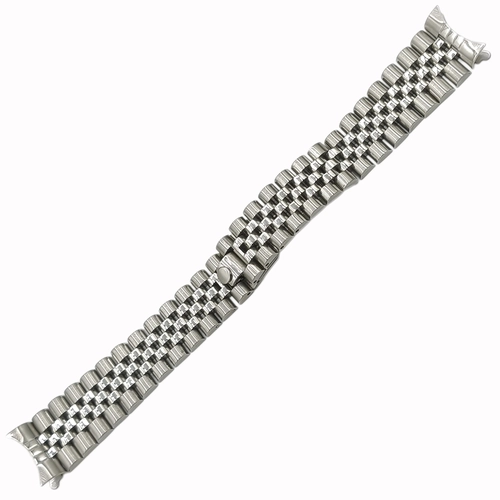 A Kalite Solid Dolgu elik Saat Kordonu 20mm - Kavisli Balk Jubile Model