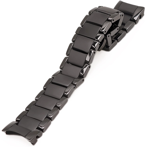 Emporio Armani AR1451 Uyumlu Seramik Saat Kordonu 24mm Siyah