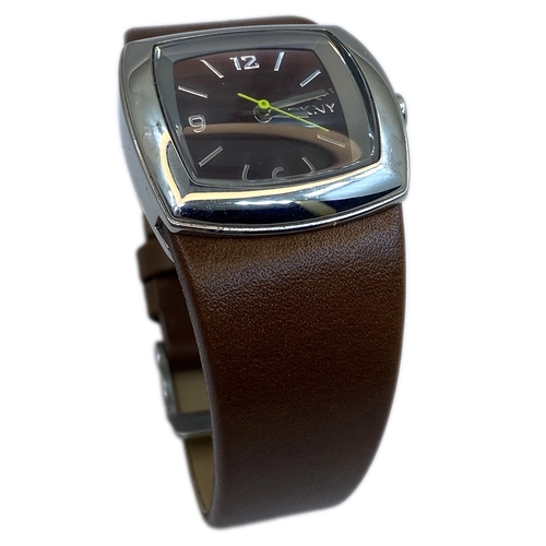 DKNY - NY-3176 Hakiki Deri Saat Kay��� | �zel El Yap�m� �retim