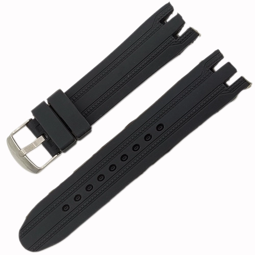 Swatch YRS403 Uyumlu Saat Kordonu 21mm Silikon Siyah