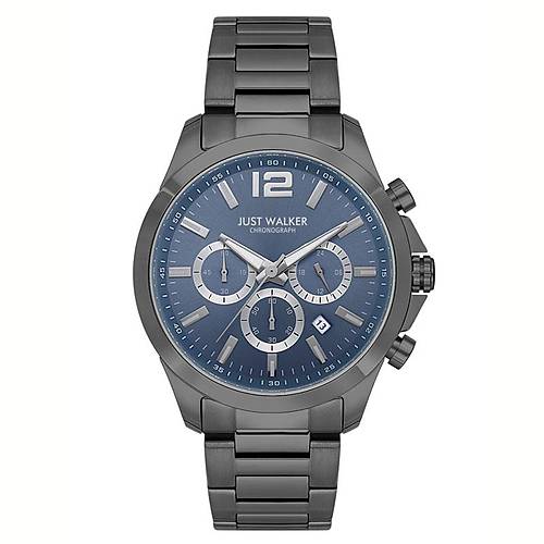 JustWalker elik Kordonlu Kronolu Erkek Kol Saati J01W715 BL