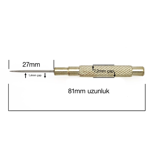 Saat�i Kordon Pim ��karma Z�mbas� 1,4mm U� 81mm Metal