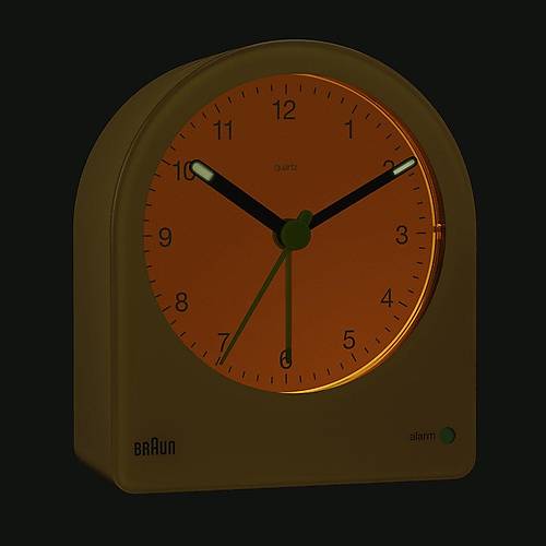 BRAUN BC22Y SARI KLAS�K ANALOG ALARMLI MASA SAAT�