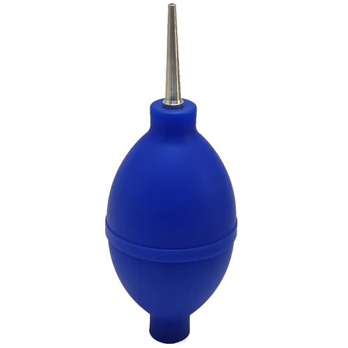 Profesyonel Metal U�lu Silikon Toz ve Hava Pompas� (Mavi, 16 cm)