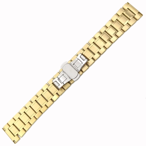 Alt�n Rengi 316L Paslanmaz �elik Saat Kordonu 20-22-24mm