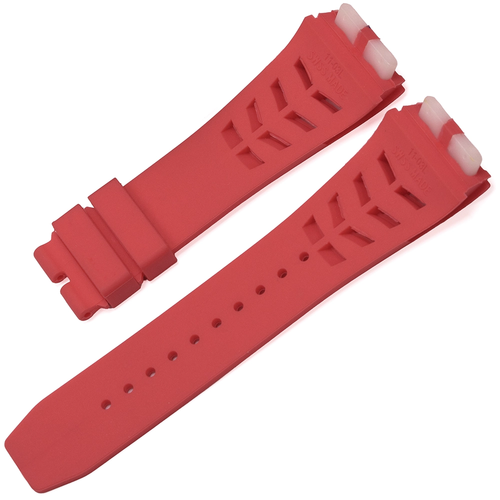 Richard Mille Uyumlu Rubber Silikon Saat Kordonu 25x20mm G�l Pembe