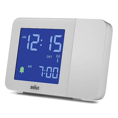 BRAUN BC15W-DCF D�J�TAL PROJEKS�YON ALARMLI MASA SAAT�