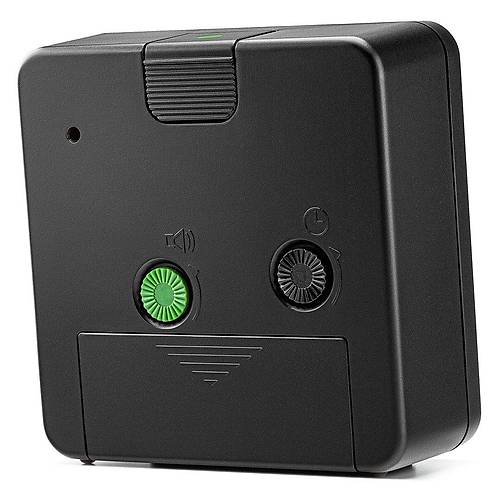 BRAUN BC03BW S�YAH-BEYAZ KLAS�K SEYAHAT ANALOG ALARMLI MASA SAAT�