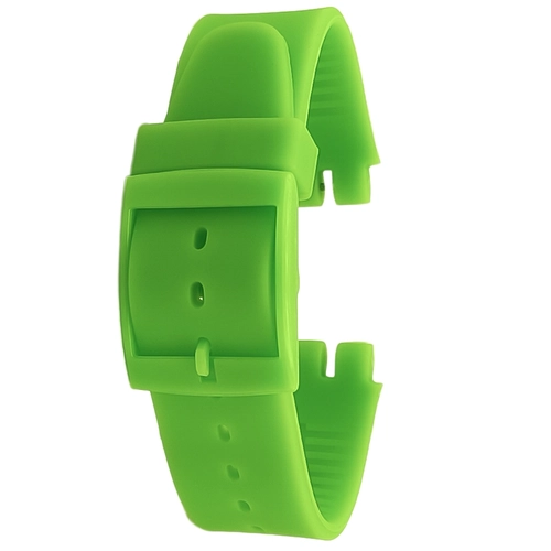 Swatch Uyumlu 19 mm Soft Touch Rubber Silikon Saat Kordonu