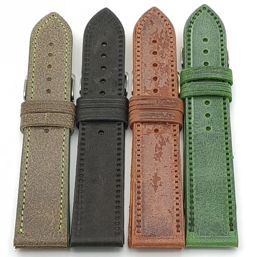 Hakiki Manda Derisi Saat Kordonu � 22mm Montaj Geni�li�i � 4 Renk Se�ene�i